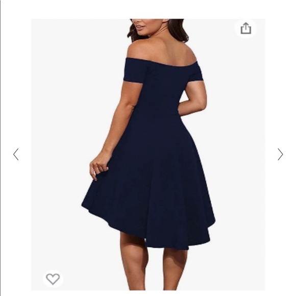 Sarin Mathews off the shoulder hi-lo dress size small - Picture 2 of 9